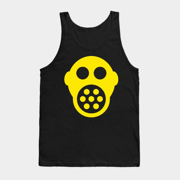 yellow mask Tank Top by Black mask brand